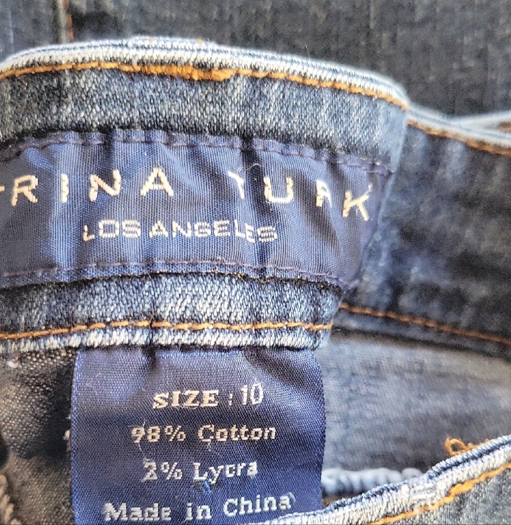 Trina Turk Indigo Blue Jeans